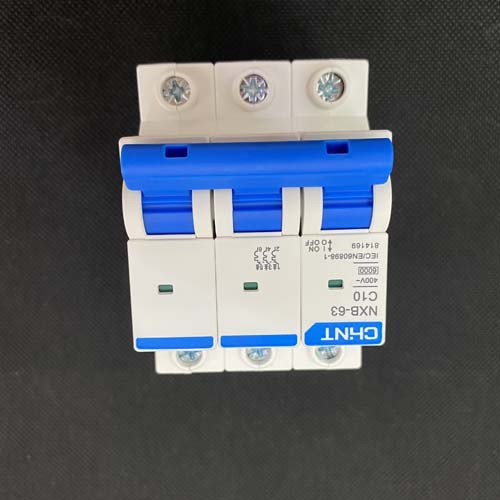 CB tép (MCB) dòng cắt 6KA 3 cực Chint NXB-63 3P C10 6kA